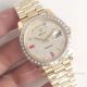 Newest Replica Rolex Day Date II Ice Out Yellow Gold Watch  Swiss 2836 (2)_th.jpg